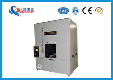 China ASTM D5025 Horizontal and Vertical Combustion / Flammability Tester For Wire and Cable supplier