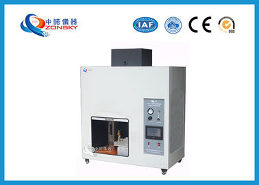 China UL94 Plastic Flammability Testing Equipment For Horizontal / Vertical Combustion supplier