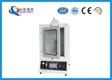 China ASTM D3014 Vertical Flammability Chamber 730*280*750 MM For Rigid Foam Plastics supplier