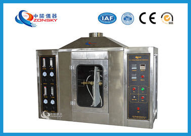 China SUS 304 Flame Test Apparatus For Paper Plasterboard Fire Stability Combustion supplier