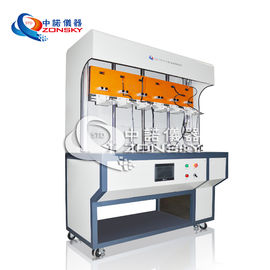 China Six Stations Robot Cable Torsion Tester / Robot Cable Twisting Testing Equipment / Cable Torsion Test Machine supplier