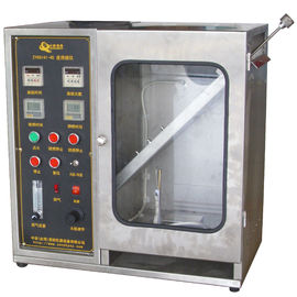 China Textile Burning Behavior Testing Equipment / 45 Degrees Damaged Area and Ignition Times Test Machine supplier