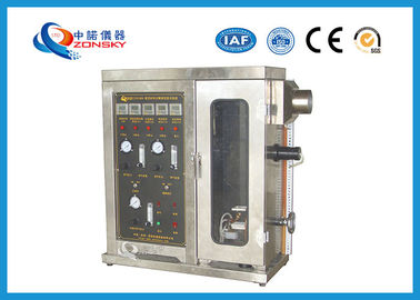 China Building Material Horizontal Flammability Tester For Combustion And Decomposition Smoke Density supplier