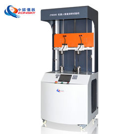 China Two Stations Robot Cable Torsion Tester / Robot Cable Twisting Testing Equipment supplier