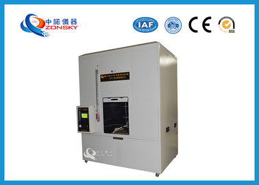 ASTM D5025 Horizontal and Vertical Combustion / Flammability Tester For Wire and Cable supplier