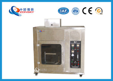 UL 94 Flammability Testing Equipment , Foam Plastics Horizontal Combustion Apparatus supplier