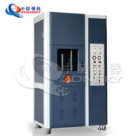 Vertical FRLS Testing Instruments , Single Wire And Cable Combustion Test Equipment supplier