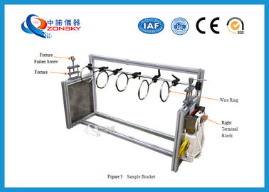 Movable FRLS Testing Instruments , Cable Integrity Flammability Testing Equipment supplier