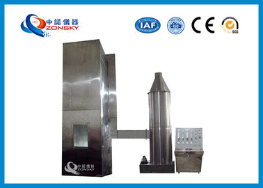 IEC 60529 Flammability Testing Equipment , Bundled Cables Vertical Flammability Chamber supplier