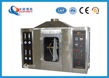 SUS 304 Flame Test Apparatus For Paper Plasterboard Fire Stability Combustion supplier