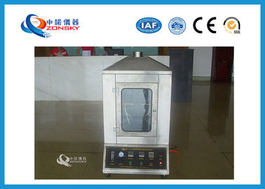 SUS 304 Flame Test Apparatus For Paper Plasterboard Fire Stability Combustion supplier