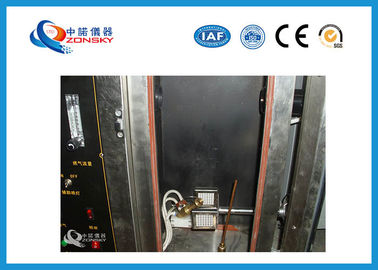 Building Material Horizontal Flammability Tester For Combustion And Decomposition Smoke Density supplier